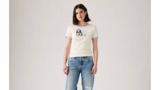 Graphic Logo Ringer Rickie Tee