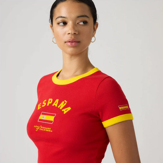 España Mini Ringer Tee
