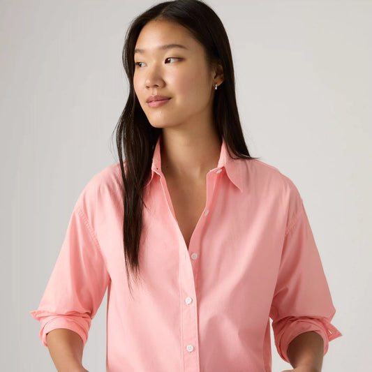 Harlie Cropped Button Down Shirt