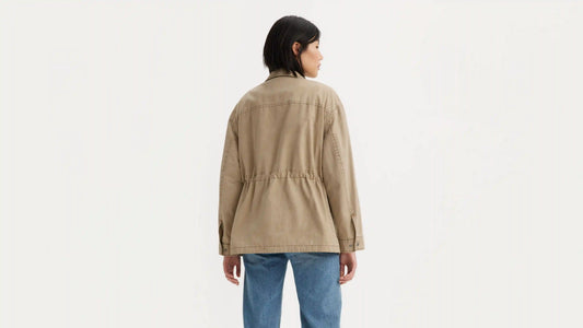 Stand Up Collar Military Jacket