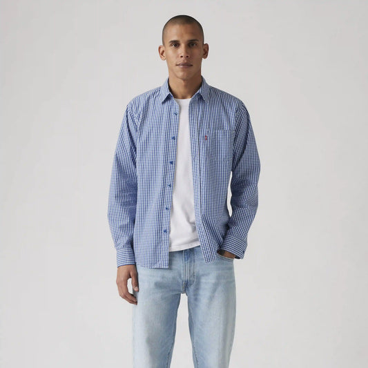 Sunset One Pocket Standard Poplin Shirt