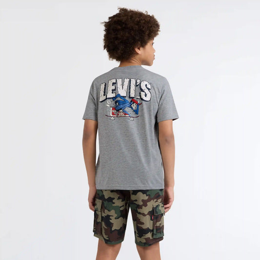 Skateboarding Skeleton Tee Big Boys 8-20