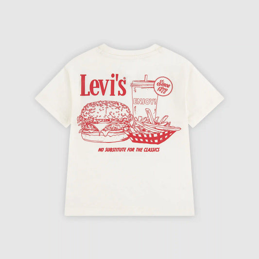 Short Sleeve Burger and Fries Toddler Graphic Tee