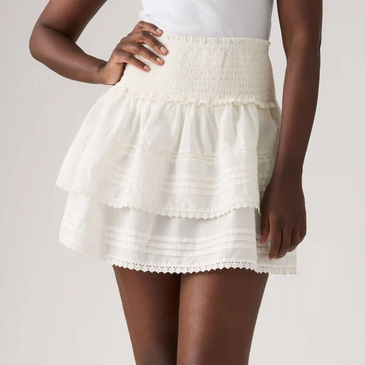 Raquel Smocked Mini Skirt