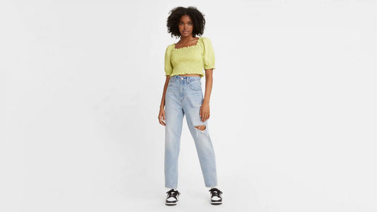 High Loose Taper Fit Women's Jeans