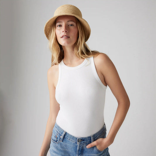 Straw Bucket Hat