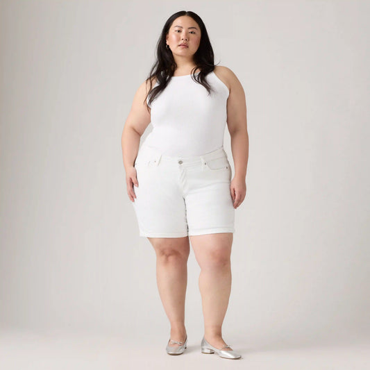Mid Length Women's Shorts (Plus Size)