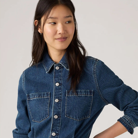 A-Line Western Midi Dress