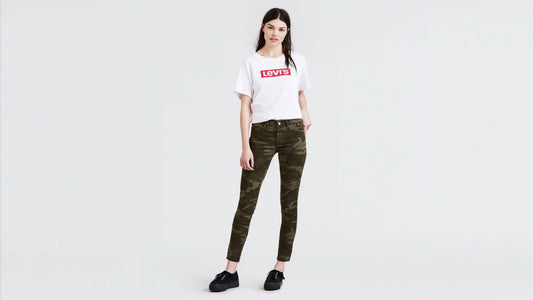 Camo Print 711 Skinny Ankle Women's Jeans