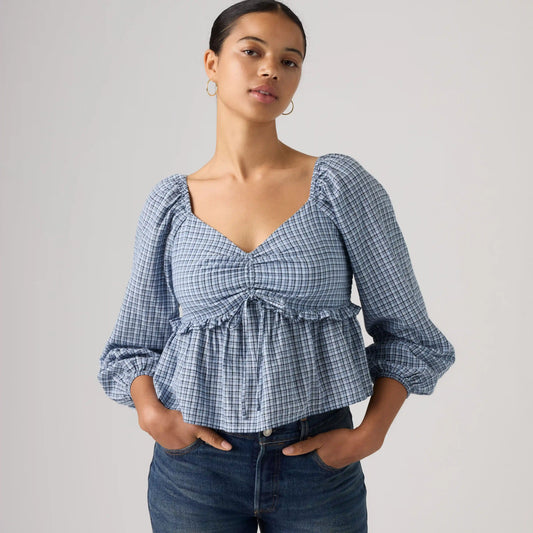 Lottie Slim Long-Sleeve Blouse