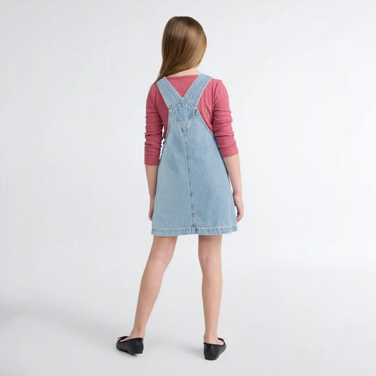 Denim Side Pocket Skirtall Little Girls 4-6