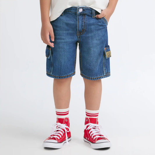 Denim Cargo Shorts Little Boys 4-7