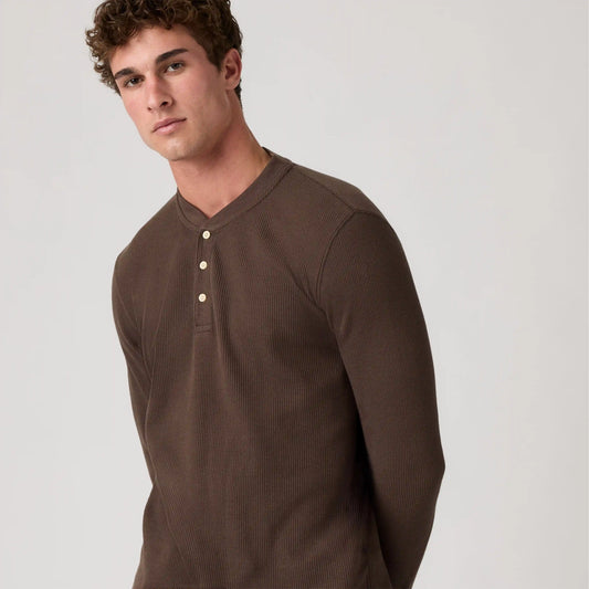Long Sleeve Thermal Henley