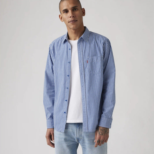Sunset One Pocket Standard Poplin Shirt