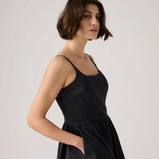 Jadine Denim Mini Lightweight Dress