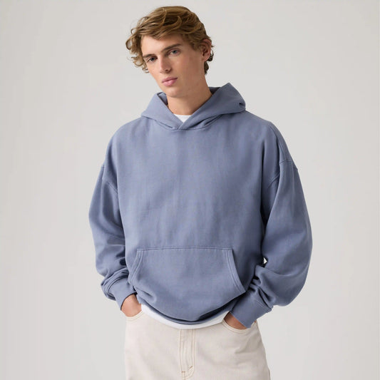 Soft Boxy Garment Dye Hoodie Sweatshirt