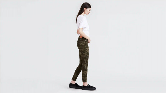 Camo Print 711 Skinny Ankle Women's Jeans
