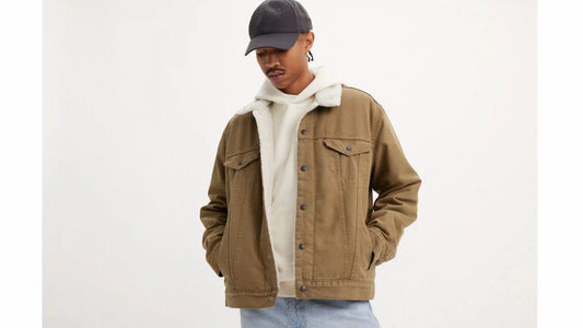 Type III Canvas Sherpa Trucker Jacket