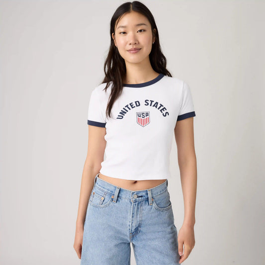 Levi's® U.S. Soccer Mini Ringer Tee