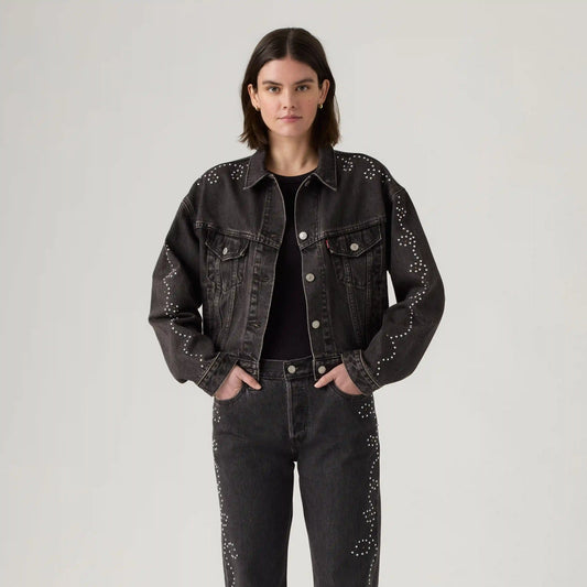 Shrunken '90s Trucker Jacket
