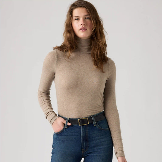 Mia Long-Sleeve Layering Turtleneck