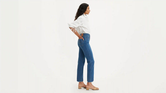 724 High Rise Slim Straight Cropped Women's Jeans