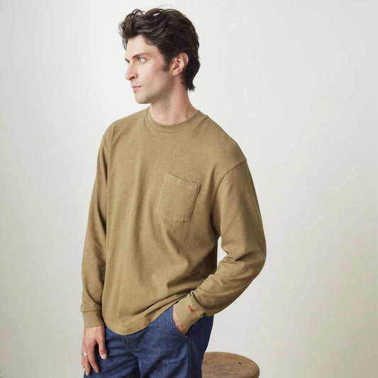 Long Sleeve Authentic Pocket T-Shirt