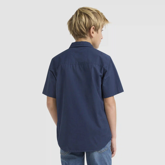 Short Sleeve Woven Shirt Big Boys 8-20