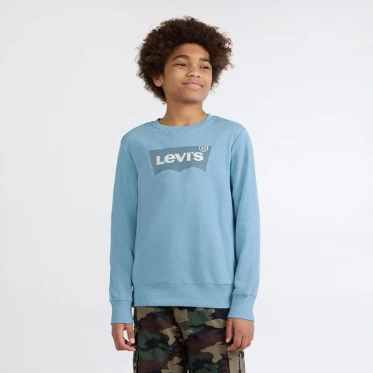 Big Boys Long Sleeve Batwing Crewneck