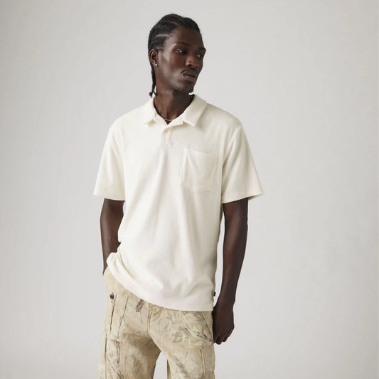 Terry Pocket Polo Shirt