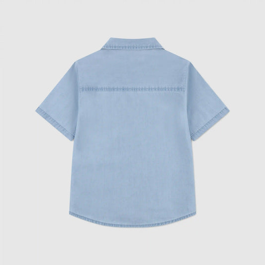 Short Sleeve Woven Shirt Toddler 2T-4T