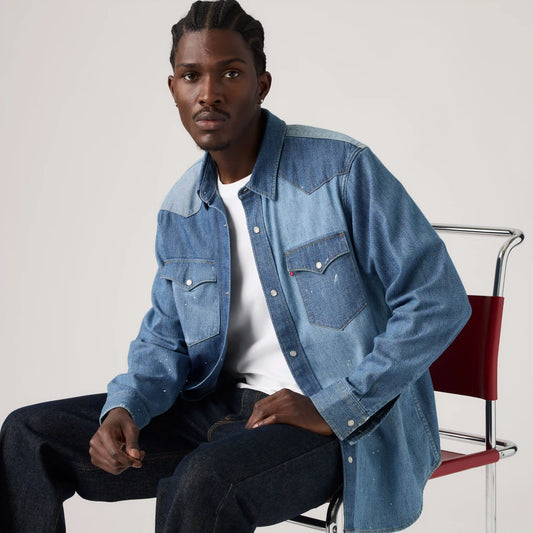 Front Yoke Relaxed Western Shirt