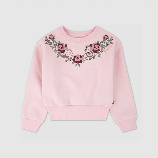 Western Crew Sweatshirt Little Girls 4-6x