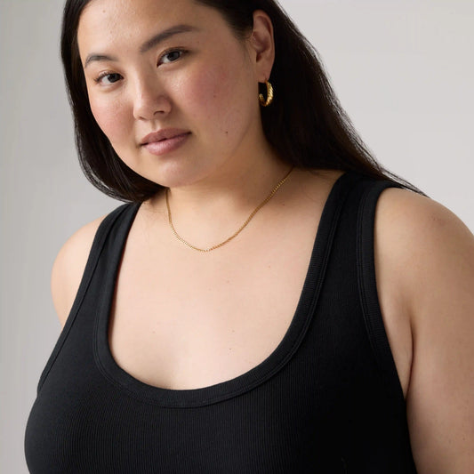 Hayes Ribbed Tank Top (Plus Size)