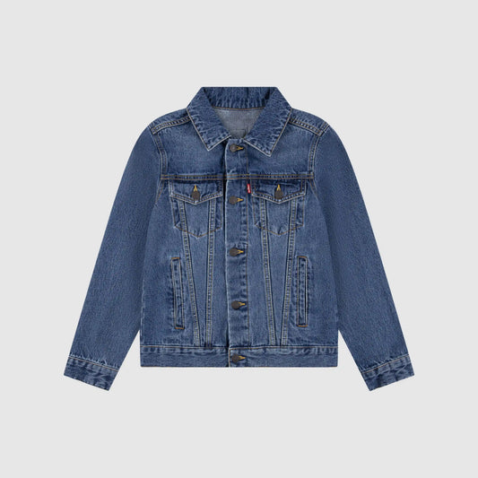 Trucker Jacket With Patches Big Boys 8-20