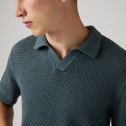 Dillon Open Collar Polo