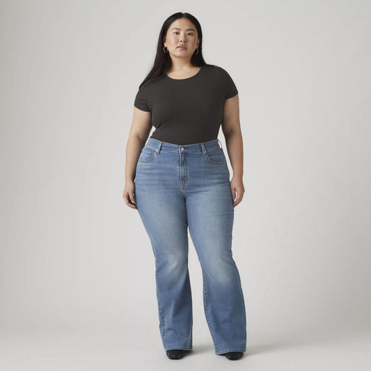 726 High Rise Flare Women's Jeans (Plus Size)