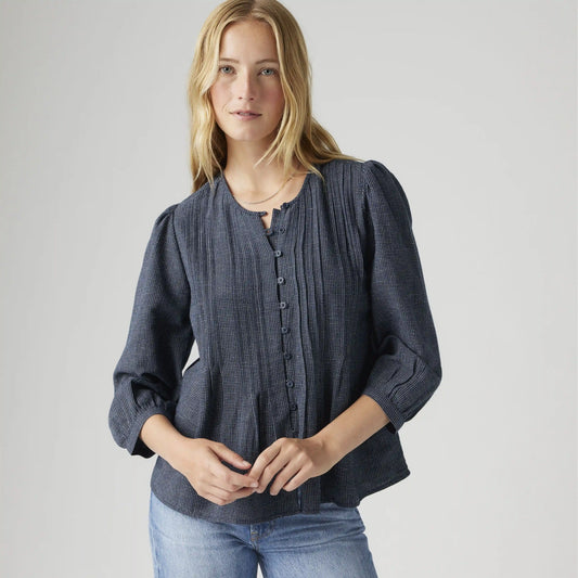 Gina Linen Blend Blouse
