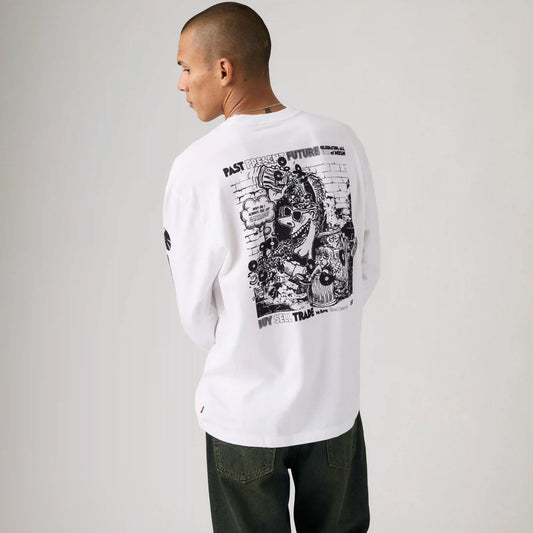 Relaxed Authentic Graphic Long-Sleeve T-Shirt