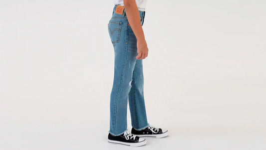 High Rise Ankle Straight Big Girls Jeans 7-16