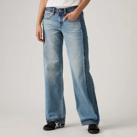 Deconstructed Low Loose Women's Jeans