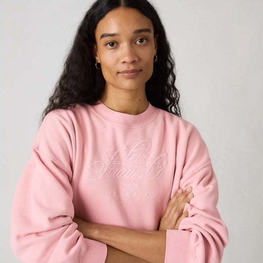 Graphic Logo Vintage Boxy Sweatshirt