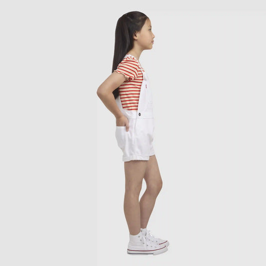 Knot Stap Shortalls Little Girls 4-6