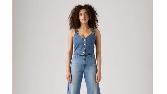 Charlie Denim Crop Top