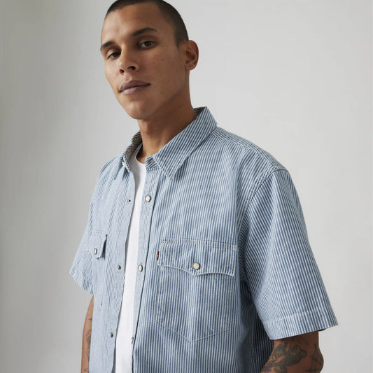Short Sleeve Relaxed Fit Western Shirt