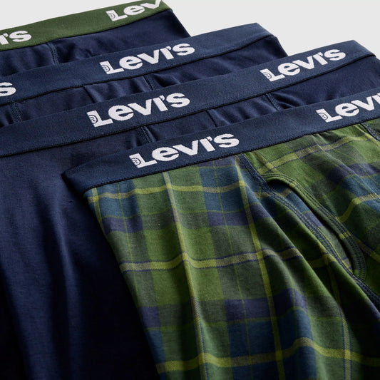 Plaid Boxer Briefs (4-Pack)