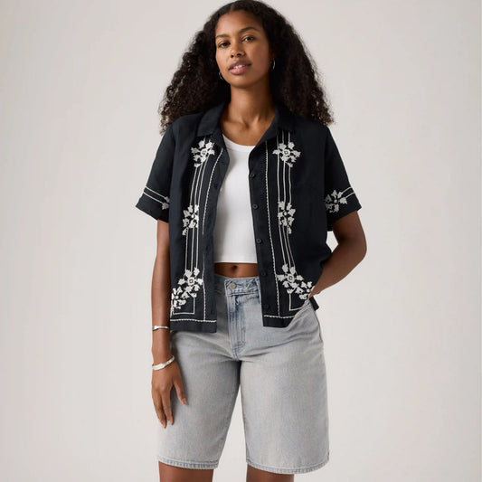 Sonny Linen Blend Camp Shirt