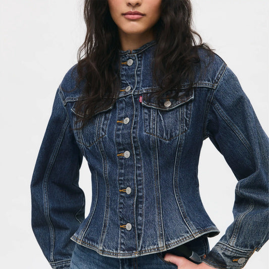 Sculpted Trucker Jacket