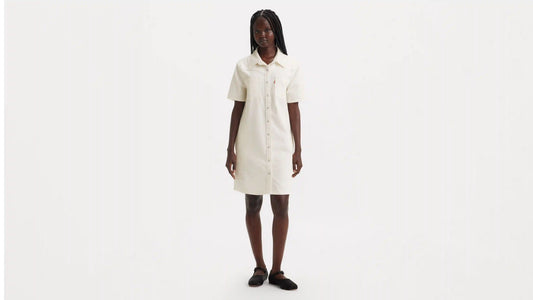 Louisa Short Sleeve Denim Dress