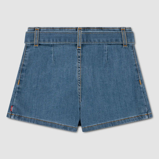 Pleated Skort Belt Little Girls 4-6X
